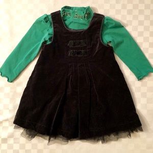 2 pc Children’s Place velvet dress